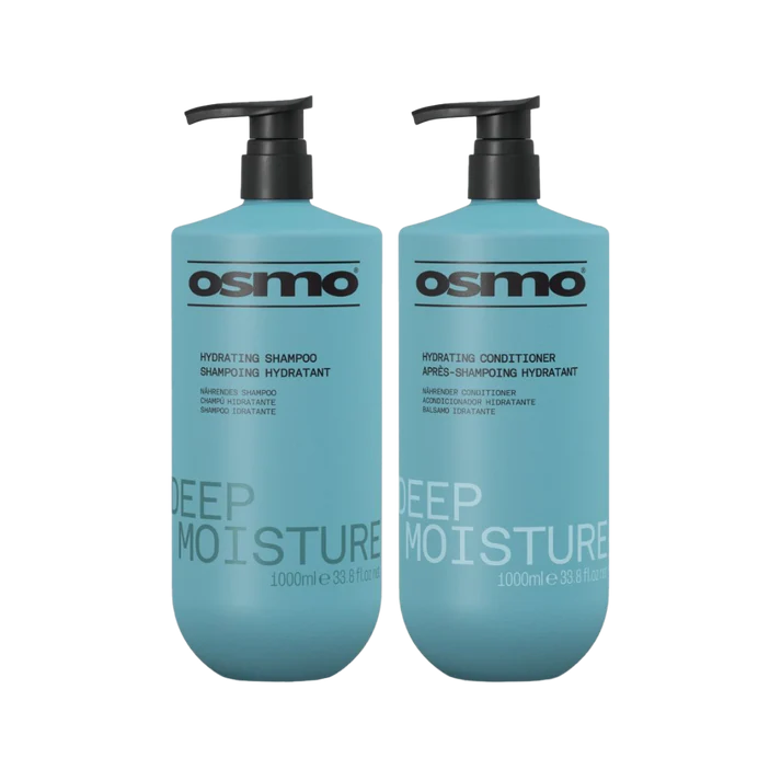Osmo Deep Moisture Shampoo & Conditioner DUO- All Sizes - 1000ml set of 2